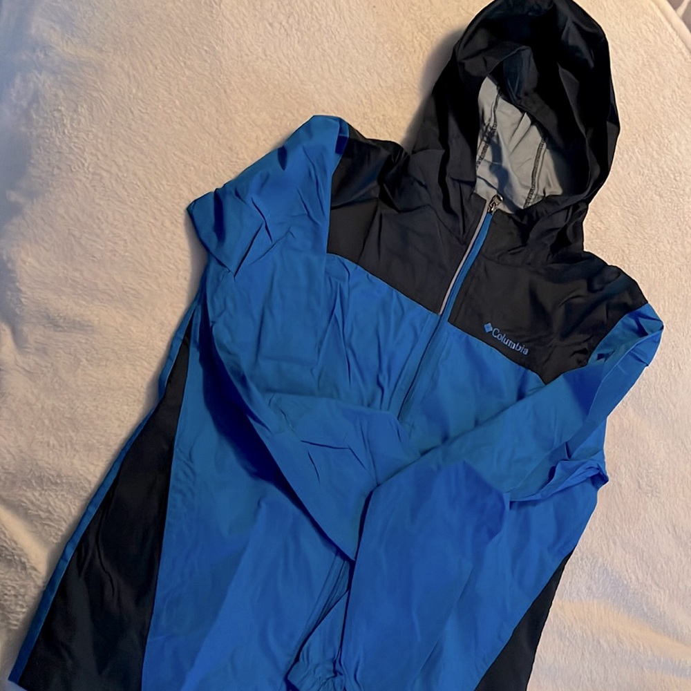 Columbia Boys hooded windbreaker/rain coat size XL (14)
